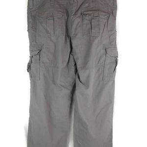 black flannel lined cargo pants